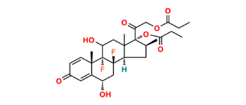 Picture of 11-Oxo- Betamethasone 17,21 Dipropionate6β-Hydroxy Betamethasone 17,21 Dipropionate