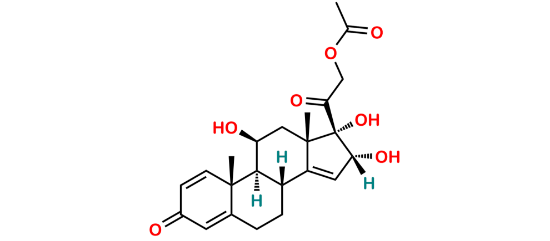 Picture of Budesonide 1,4,14-Triene Triol Impurity