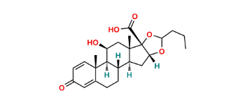 Picture of Budesonide 17-Carboxylic Acid Impurity