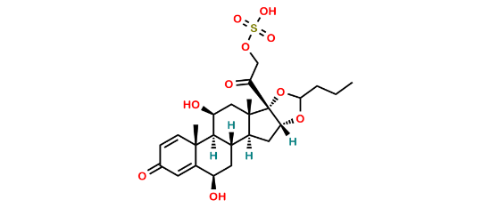 Picture of 6-Beta-Hydroxy Budesonide Sulfate