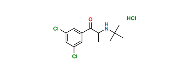 Picture of Bupropion 3,5-Dichloro Impurity (HCl)