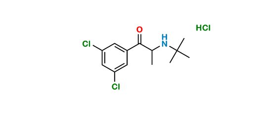 Picture of Bupropion 3,5-Dichloro Impurity (HCl)