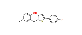 Picture of Canagliflozin Hydroxy Impurity-2 