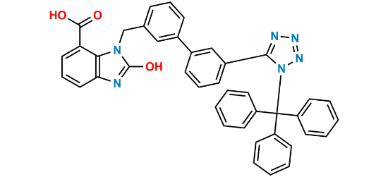 Picture of Trityl Hydroxy Candesartan  Impurity 