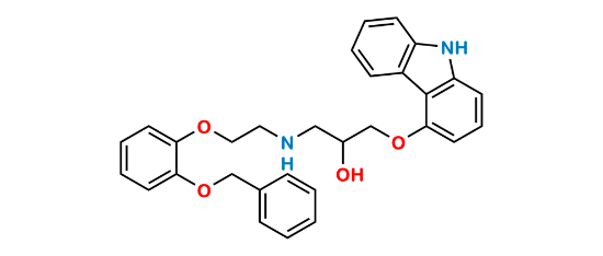 Picture of Carvedilol O-Desmethyl O-Benzyl Impurity
