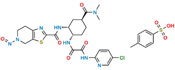 Picture of N-Nitroso Edoxaban Desmethyl Impurity (tosylate)