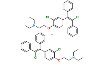 Picture of 2-Chloroclomiphene Mixture of  E & Z Isomer