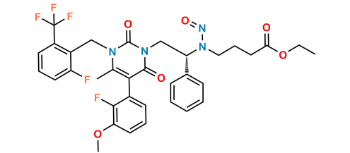 Picture of Elagolix Ethyl Ester Nitroso Impurity