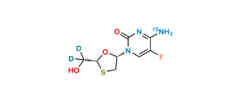 Picture of Emtricitabine-d2,15N