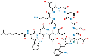 Picture of Isodecyl isomer of Daptomycin
