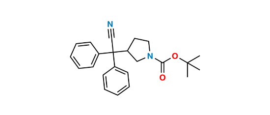 Picture of Darifenacin Cyano t-BOC Impurity Picture of Darifenacin Cyano t-BOC Impurity