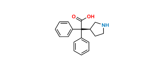 Picture of Darifenacin Pyrrolidin Carboxylic Acid Impurity Picture of Darifenacin Pyrrolidin Carboxylic Acid Impurity
