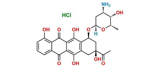 Picture of 4-Demethyl Daunorubicin hydrochloride