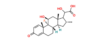 Picture of 17-dehyroxy  Dexamethasone Glyoxilic acid alcohol