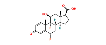 Picture of Difluprednate 17-carboxylic acid