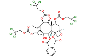Picture of 7,10,13-Tri-O-trichloroethoxycarbonyl-10-deacetyl Baccatin III