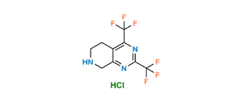 Picture of 2,4-Bis(trifluoromethyl)-5,6,7,8-tetrahydropyrido-[3,4-d]pyrimidine hydrochloride