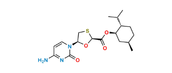 Picture of (1R,2S,5R)-2-Isopropyl-5-methylcyclohexyl (2S,5R)-5-(4-amino-2-oxopyrimidin-1(2H)-yl)-1,3-oxathiolane-2-carboxylate
