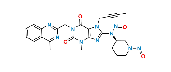 Picture of Linagliptin Regio Isomer Dinitroso Impurity