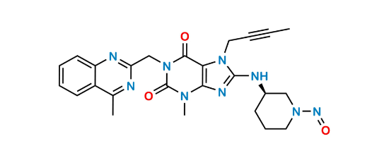 Picture of Linagliptin Regio Isomer Nitroso Impurity 2