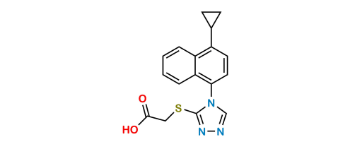 Picture of Lesinurad Desbromo Acid Impurity