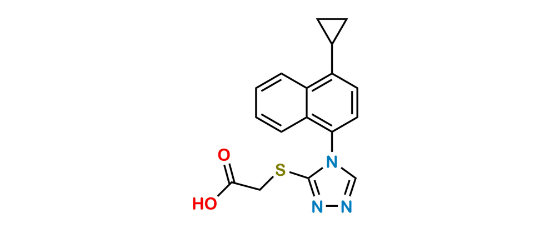 Picture of Lesinurad Desbromo Acid Impurity