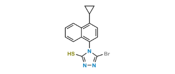Picture of Lesinurad Bromothiol Impurity