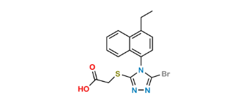 Picture of Lesinurad Ethyl Lesinurad Impurity 