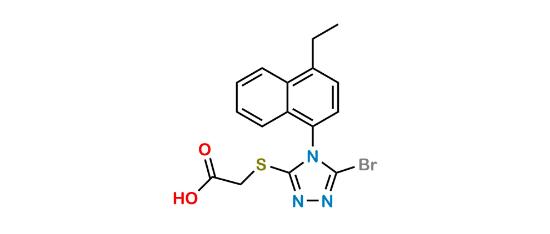 Picture of Lesinurad Ethyl Lesinurad Impurity 