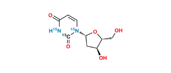 Picture of 2'-Deoxyuridine-13C,15N2