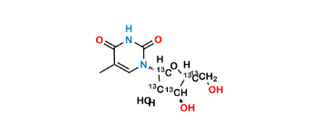 Picture of 5-Methyluridine-1',2',3',4',5'-13C5