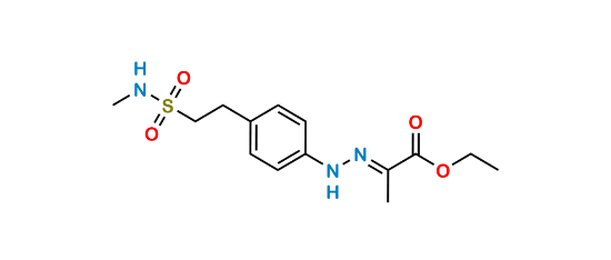 Picture of Ethyl 2-[2-[4-[2-[(methylamino)sulfonyl]ethyl]phenyl]hydrazinylidene]propanoate