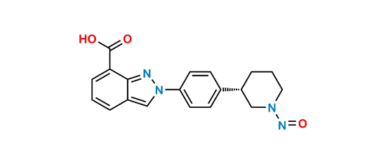 Picture of Niraparib Carboxylic Acid Nitroso Impurity