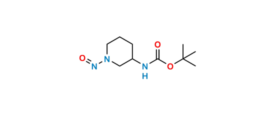 Picture of 1,1-Dimethylethyl N-(1-nitroso-3-piperidinyl)carbamate