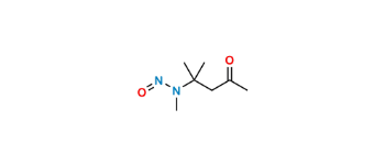 Picture of N-methyl-N-(2-methyl-4-oxopentan-2-yl)nitrous amide