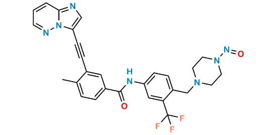 Picture of N-Nitroso N-Desmethyl Ponatinib