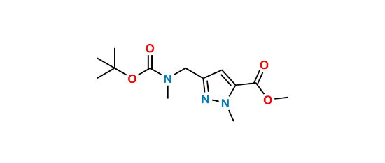 Picture of Methyl 3-[[[(1,1-dimethylethoxy)carbonyl]methylamino]methyl]-1-methyl-1H-pyrazole-5-carboxylate