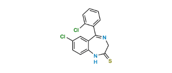 Picture of 7-Chloro-5-(2-chlorophenyl)-1,3-dihydro-1,4-benzodiazepine-2-thione