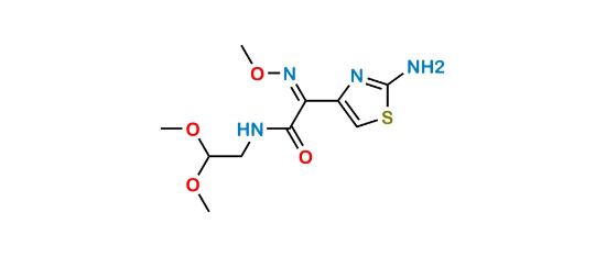 Picture of (αZ)-2-Amino-N-(2,2-dimethoxyethyl)-α-(methoxyimino)-4-thiazoleacetamide