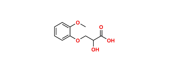 Picture of beta-(2-methoxyphenoxy)lactic acid