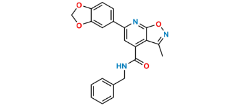Picture of 6-(benzo[d][1,3]dioxol-5-yl)-N-benzyl-3-methylisoxazolo[5,4-b]pyridine-4-carboxamide