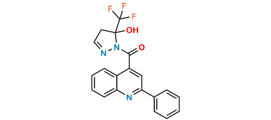 Picture of [4,5-Dihydro-5-hydroxy-5-(trifluoromethyl)-1H-pyrazol-1-yl](2-phenyl-4-quinolinyl)methanone