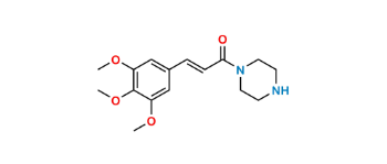 Picture of 1-(1-Piperazinyl)-3-(3,4,5-trimethoxyphenyl)-2-propen-1-one