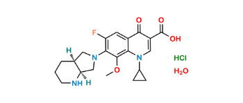 Picture of Moxifloxacin Hydrochloride Monohydrate
