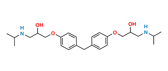 Picture of 1-{4-[4-(2-Hydroxy-3-isopropylamino-propoxy)-benzyl]-phenoxy}-3-isopropylamino-propan-2-ol