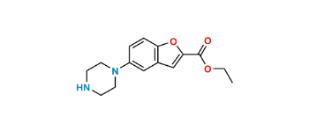 Picture of 5-(1-Piperazinyl)-2-benzofurancarboxylic Acid Ethyl Ester