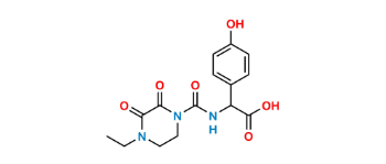 Picture of 2-(4-Ethyl-2,3-dioxopiperazine-1-carboxamido)-2-(4-hydroxyphenyl)acetic Acid
