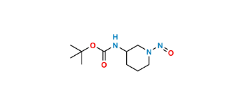 Picture of 1,1-Dimethylethyl N-(1-nitroso-3-piperidinyl)carbamate