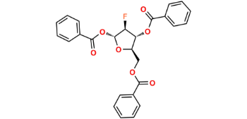 Picture of (2R,3S,4R,5R)-5-((Benzoyloxy)methyl)-3-fluorotetrahydrofuran-2,4-diyl dibenzoate