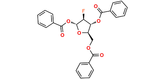 Picture of (2R,3S,4R,5R)-5-((Benzoyloxy)methyl)-3-fluorotetrahydrofuran-2,4-diyl dibenzoate